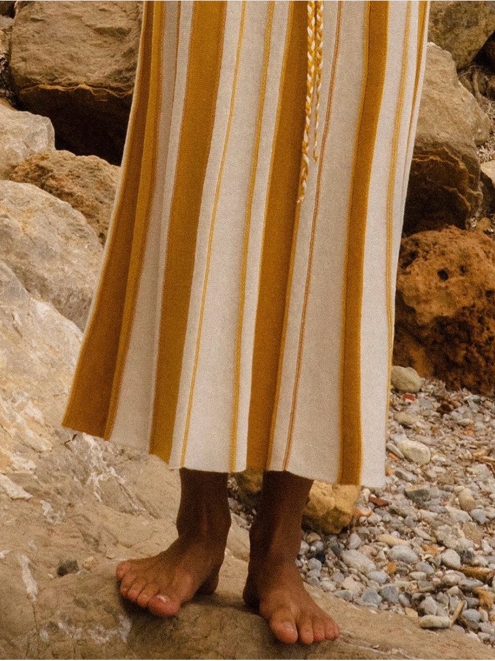 Hayley Menzies Sunray jacquard-knit linen-blend midi sundress size S small - Picture 6 of 16